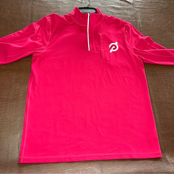 Peloton Venture Half Zip Pullover Sweater by Fourlaps Activewear Mens Medium - Picture 2 of 12